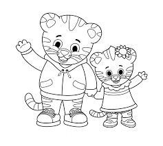 Its very important to help your kids in coloring at the begining. Art Daniel Tiger Pbs Kids