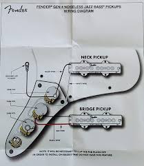 Reduce unwanted electrical noise by using shielded coaxial. Fender P J Wiring Diagram Needed Talkbass Com
