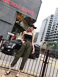 See more ideas about blackpink jennie, blackpink, jennie kim blackpink. Green Airport Fashion Pants Jennie Blackpink K Fashion At Fashionchingu