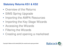 Most of the tips written here are taken from various sources. Ppt1 Introduction To Statutory Returns Ks1 Ks Ppt Download