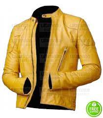 Buy Mustard Yellow Leather Jacket Mens Leather Jacket Yellow Leather Jackets