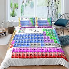 We did not find results for: Science Duvet Cover Kids Teens Educational Chemistry Element Table Pattern Bedding Set Modern Novely Periodic Print Comforter Cover For Students Class Fun Learning Image Art Decor Bedspreads King Wish