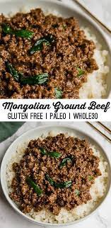 Mongolian Ground Beef Unbound Wellness Ground Beef Recipes Paleo Recipes Whole Food Recipes