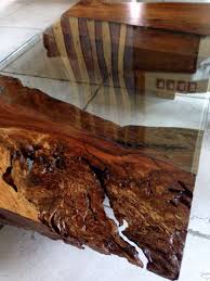Live Edge Philippine Hardwood In Semi Gloss Finish 0 5 Thick Clear Glass Sibolfurniture Passionforwood Reclaimed Wood Furniture Live Edge Clear Glass