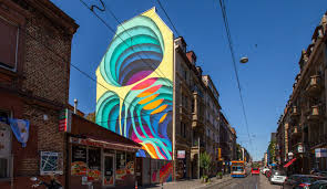 Some wall paintings are painted on large canvases, which are then attached to the wall (e.g., with marouflage). Urban Art Perle Am Rhein Und Neckar Mural Spaziergang Durch Mannheim