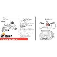 Heater, propane 2 stage regulator, excess flow soft nose, f273863. Propane Two Stage Regulator By Mr Heater On Popscreen