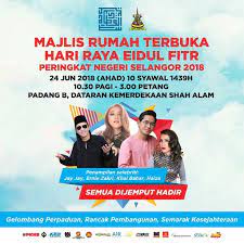 Dicatat oleh azrul bin ismail pada 4/14/2019 05:34:00 pm. Jom Meriahkan Rumah Terbuka Selangor Raya Ke 10 Ini Selangorkini