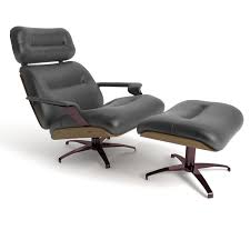 Available in a range of wood finishes, upholsteries, and sizes, the eames lounge chair and ottoman remains ever more relevant today as it was in 1956. Pivoting Armchair Ottoman 3d Model Turbosquid 1241150