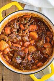 Beef stew is the perfect thing to make to warm up in the winter, and with the cold weather comfort foods like pot roast, sloppy joes and beef chili are popular on the site right now. Classic Beef Stew Dinner Then Dessert