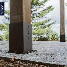 Solo Pergola Post Base And Wall Mount Bracket For 6x6 Wood Posts 4 Pack Wood Post Concrete Posts Pergola