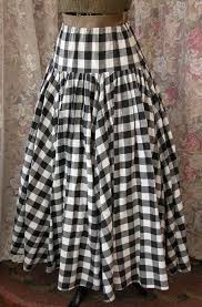 Black And White Checkered Skirt Vintage 1980s Norma Kamali Fall Winter Voluminous Buffalo Plaid Skirt Long Black And White Check Size Large Excellent Condit Norma Kamali 1980s Fashion Fashion