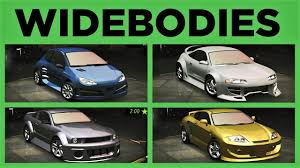 Unlock level 2 performance parts: Nfs Underground All Widebody Kits Youtube
