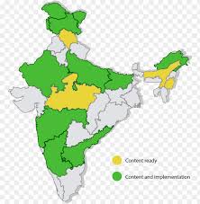 India's general shape is very similar to that of a kite, with its border made of lots of different curved lines. India India Map Only State Png Image With Transparent Background Toppng