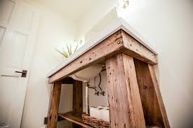 By shauna mailloux • june 8, 2012 • house projects & updates. Reclaimed Wood Bathroom Sink Porter Barn Wood