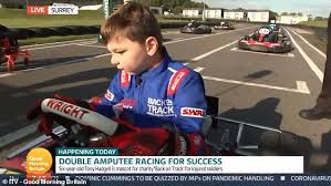 Don't neglect them, they're important. How Do You Turn This Thing On Double Amputee Tony Hudgell 6 Who Dreams Of Becoming A Racing Driver Delights Gmb Viewers As He S Presented With A Customised Go Kart