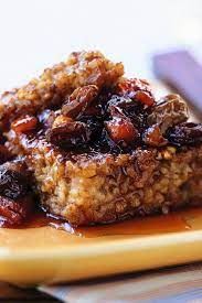Pan Seared Oatmeal With Warm Fruit Compote And Cider Syrup Recipe Recipe Recipes Oatmeal With Fruit Syrup Recipe