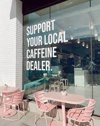 Coffee Dose On Instagram Support Your Local C A F F E I N E Dealer Coffee Shop Interior Design Coffee Shop Decor Modern Coffee Shop