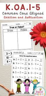 Kindergarten Math Worksheets Addition And Subtraction Common Core Aligned Kindergarten Math Worksheets Addition Kindergarten Math Kindergarten Math Worksheets