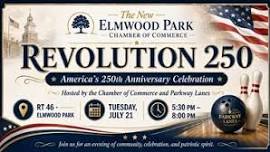 Elmwood Park Chamber of Commerce Rev250 Bowling Fundraiser