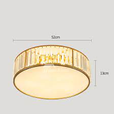 Only 1 available and it's in 1 person's cart. Contemporary Flush Mount Ceiling Lights Crystal Luxury Craftsman Round Square Gold Art Deco Bedroom