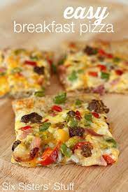 Easy Breakfast Pizza Recipe Breakfast Pizza Recipe Breakfast Brunch Recipes Easy Breakfast