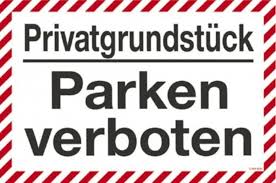 Wo ist das parken verboten? Parkschild Privatgrundstuck Parken Kaufland De