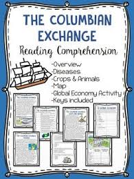 Columbian Exchange Reading Comprehension Worksheets Exploration Columbus Reading Comprehension Worksheets Columbian Exchange Reading Comprehension