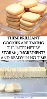 These Brilliant Cookies Are Taking The Internet By Storm 3 Ingredients And Ready In No Time Easy Cookie Recipes Yummy Cookies Cookies Recipes Christmas