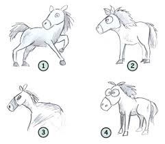 How to draw an animated horse. How To Draw A Cartoon Horse With Lovely Eyes