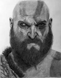 Image My Drawing Of Kratos Playstation4 Ps4 Sony Videogames Playstation Gamer Games Gaming My Drawings Psychedelic Illustration Fantasy Artist