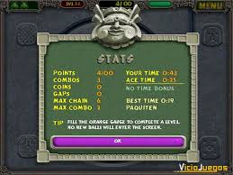 Juego al estilo zuma en el cual debes proteger tu pueblo de la invasión y para esto debes lanzar las bolas de colores hacia las bolas del color correspondiente en la fila. Todas Las Imagenes O Capturas De Zuma Deluxe Para Pc