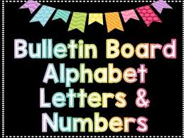 Print directly onto colored paper and cut out each letter, or print on heavy card stock to use as stencils. Bulletin Board Alphabet Letters Numbers And Symbols Printable Tpt