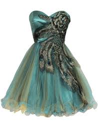 Amazon Com Metallic Peacock Embroidered Holiday Party Homecoming Prom Dress Clothing Pretty Dresses Peacock Dress Dresses