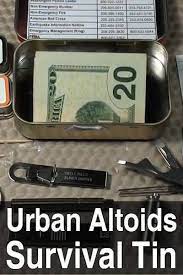 Urban Altoids Survival Tin Survival Prepping Survival Urban Survival