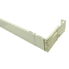 This will allow whatever curtains you chose to cover the window at all times. 2 1 2 Inch Dauphine Wide Pocket Curtain Rod 48 To 84 Inch Adjustable Width White Walmart Com Walmart Com
