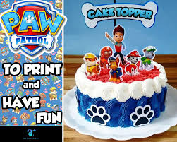 Shop with afterpay on eligible items. Paper Party Supplies Pdf Digital File Paw Patrol Images Png You Have To Print It Cake Topper Cake Girl Boy Party Decor