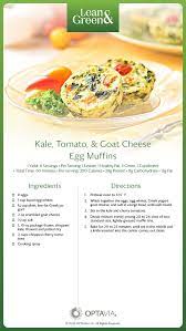 Kale Tomato Goat Cheese Egg Muffins Lean Protein Meals Lean Breakfasts Lean Eating