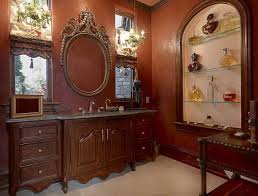Details About Victorian Era Bathroom With Brown Walls Victorian Interior Design Victorian Style Bathroom Victorian Interior