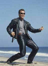 Arnold Schwarzenegger Terminator 2 Leather Jacket And Pants Set Leathercult Genuine Custom Leather Products Jackets For Men Women