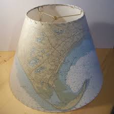 provincetown nautical chart lamp shade by mapshades