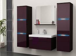 Details About New High Gloss Matt Wall Hang Unit Bathroom Furniture Sink Mirror Black Violet Bathroom Furniture Modern Bathroom Units Bathroom Furniture Sink