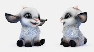 Cute little sheep cartoon characters set for label design. Cartoon Sheep On Behance