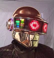 All this daft punk hype has me wanting to get back to working on my helmet. Daft Punk Thomas Bangalter Chrome Full Led Helmet Includes Gloves Stand And Necklace Daft Punk Helmet Daft Punk Futuristic Helmet