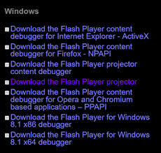 The debugger (aka debug players or content debuggers) and standalone (aka projector) versions of flash player are available for all users. Flash Player Projector Download Como Ejecutar Archivos Flash O Swf Y No Morir En El Intento El Correo Del Tutor Program For Running Many Formats Of Video In Games And