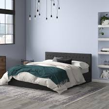 Beds are awarded names depending on their sizes. Latitude Run Toxey Tufted Upholstered Low Profile Storage Platform Bed Reviews Wayfair