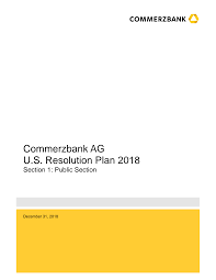 Commerzbank ag's supervisory board has proposed four new candidates for election at the next annual general meeting. Https Www Fdic Gov Regulations Reform Resplans Plans Commerzbank 165 1812 Pdf