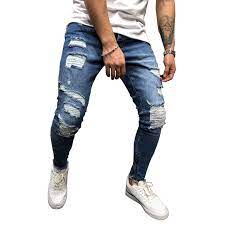 Our men's ripped jeans have casual weekends covered, while our slim and straight leg cuts nail smart casual style. Men Ripped Skinny Jeans White Side Stripe Jeans Stretch Slim Fit Elastic Biker Jeans Male Big Size Ankle Tight Guys Jeans Aliexpress