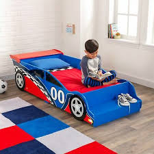 It's the perfect time to give your little one's room an update with their favorite colors, patterns or characters. Race Car Toddler Bed Furniture Bedroom Wooden Frame Children Boys Kids New Mattress Pads Feather Beds Bedding