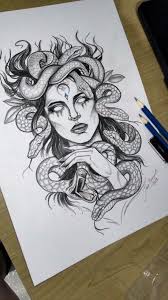 Pin By Paulo Costa On Tattoo 2020 Tattoo Design Drawings Medusa Tattoo Medusa Tattoo Design