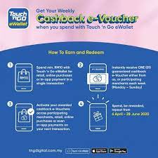 In order to attract more consumers, touch 'n go ewallet launched a lot of promotional offers in 2019. Tealive Cashback E Voucher Promotion With Touch N Go Ewallet 6 April 2020 28 June 2020
